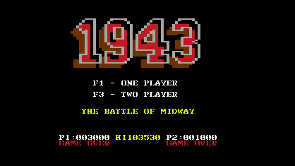 1943 - The Battle of Midway Title Screen